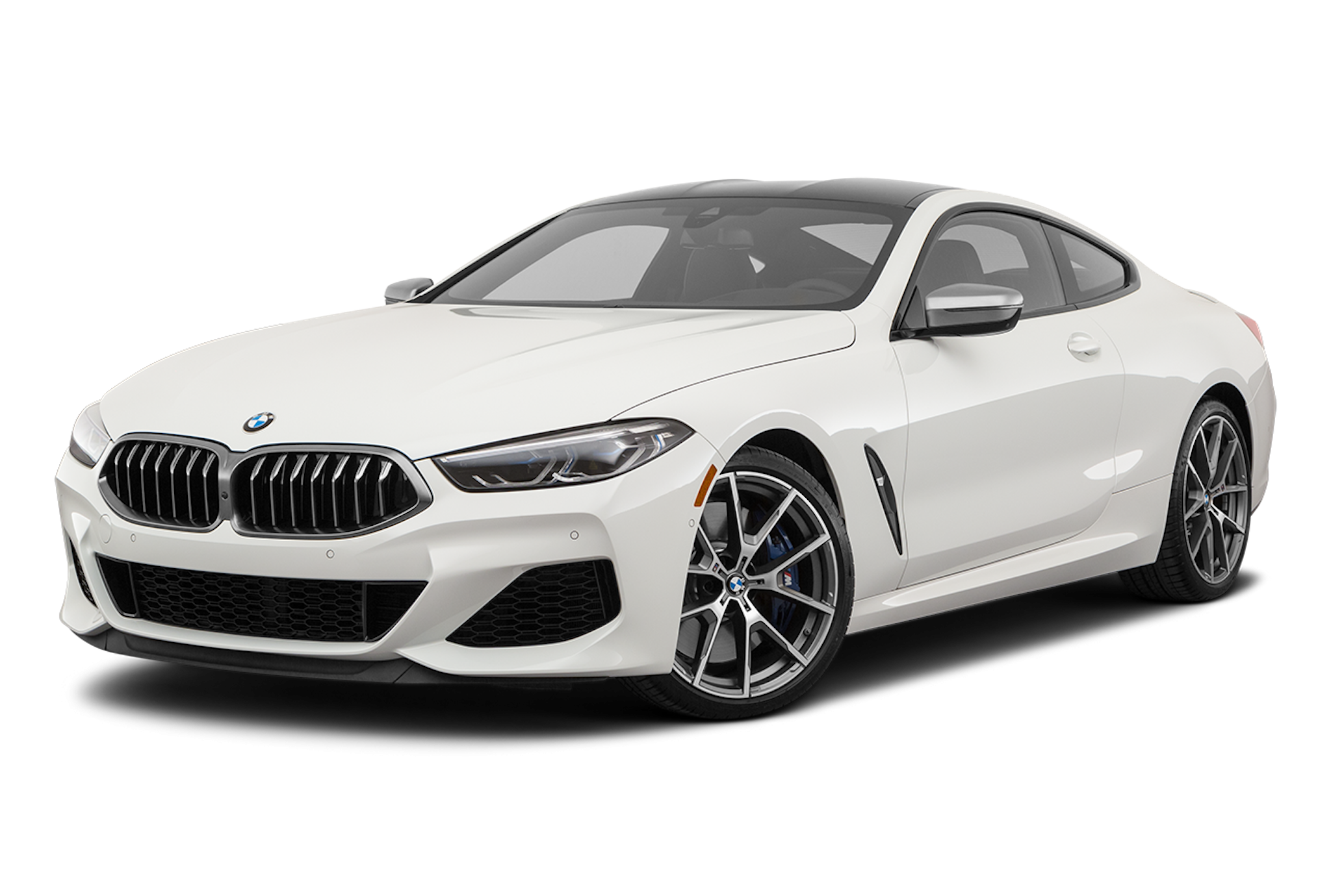 Front exterior view of the 2025 BMW M850i xDrive Coupe, available for lease at Best Deal Auto Leasing in Brooklyn, NY.