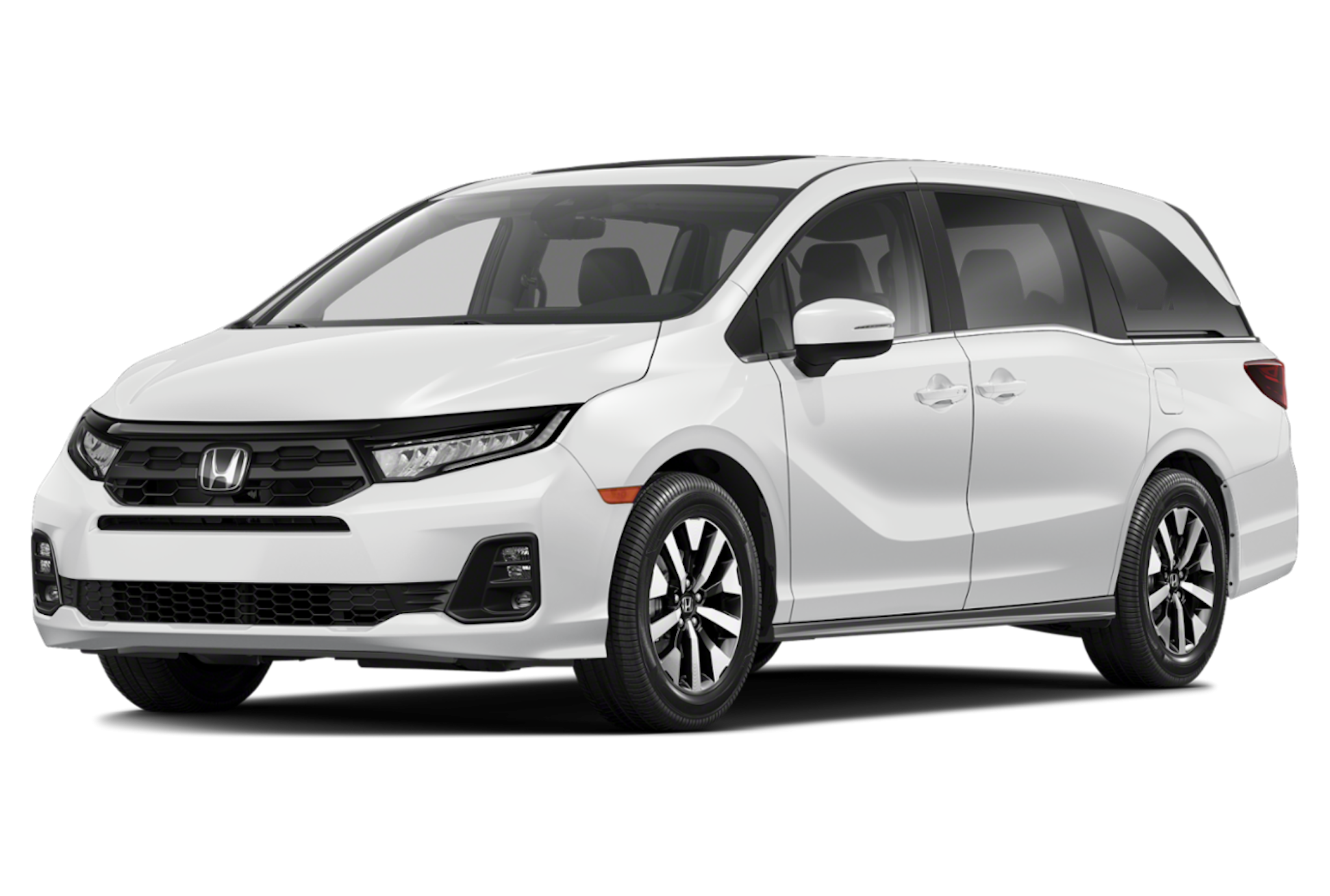 2025 Honda Odyssey EX-L front view showcasing modern grille and LED headlights