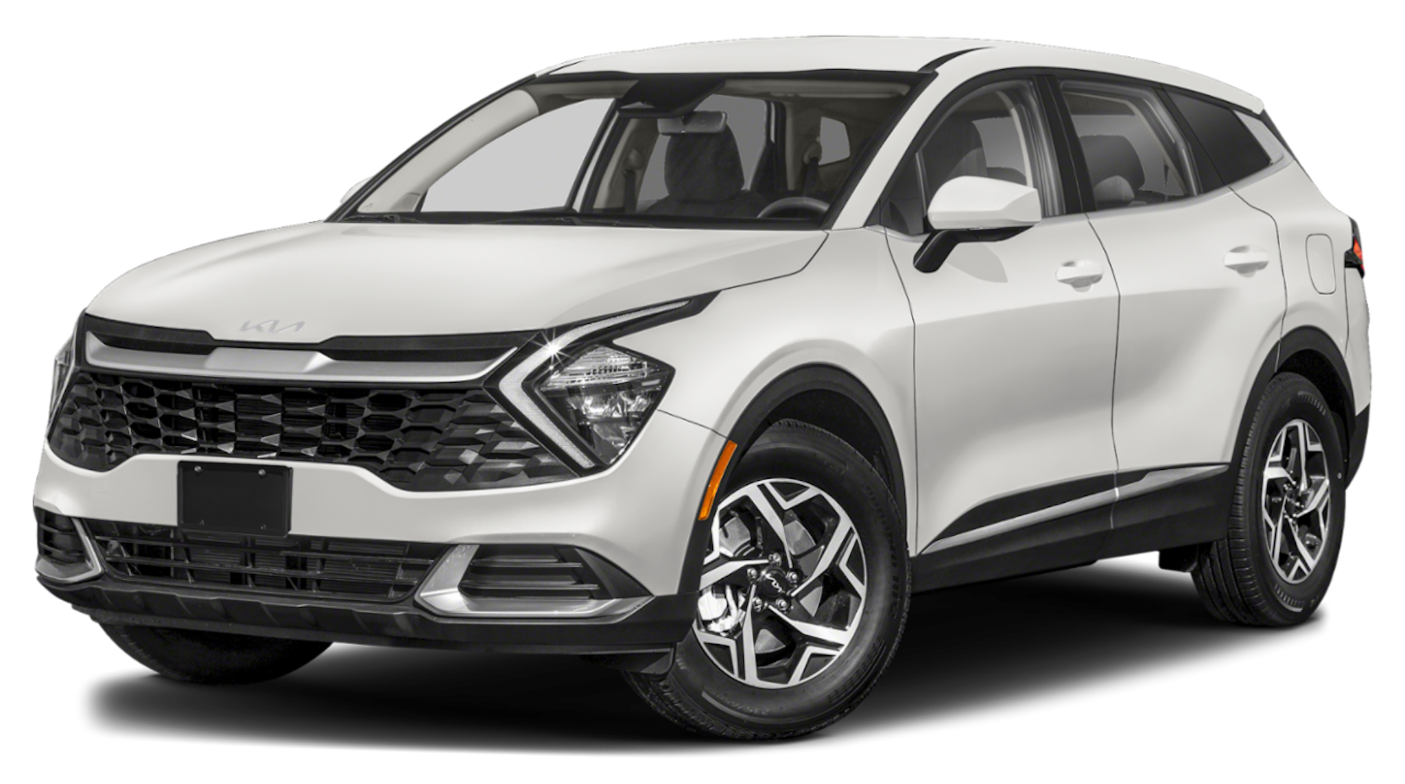 2025 KIA Sportage LX AWD front view, available for lease at Best Deal Auto Leasing in Brooklyn, NY.