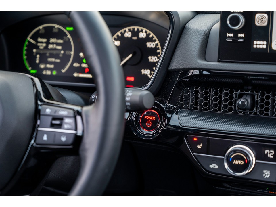 Interior dashboard of 2025 Kia Sportage Hybrid from best hybrid crossover review showcasing hybrid SUV tech