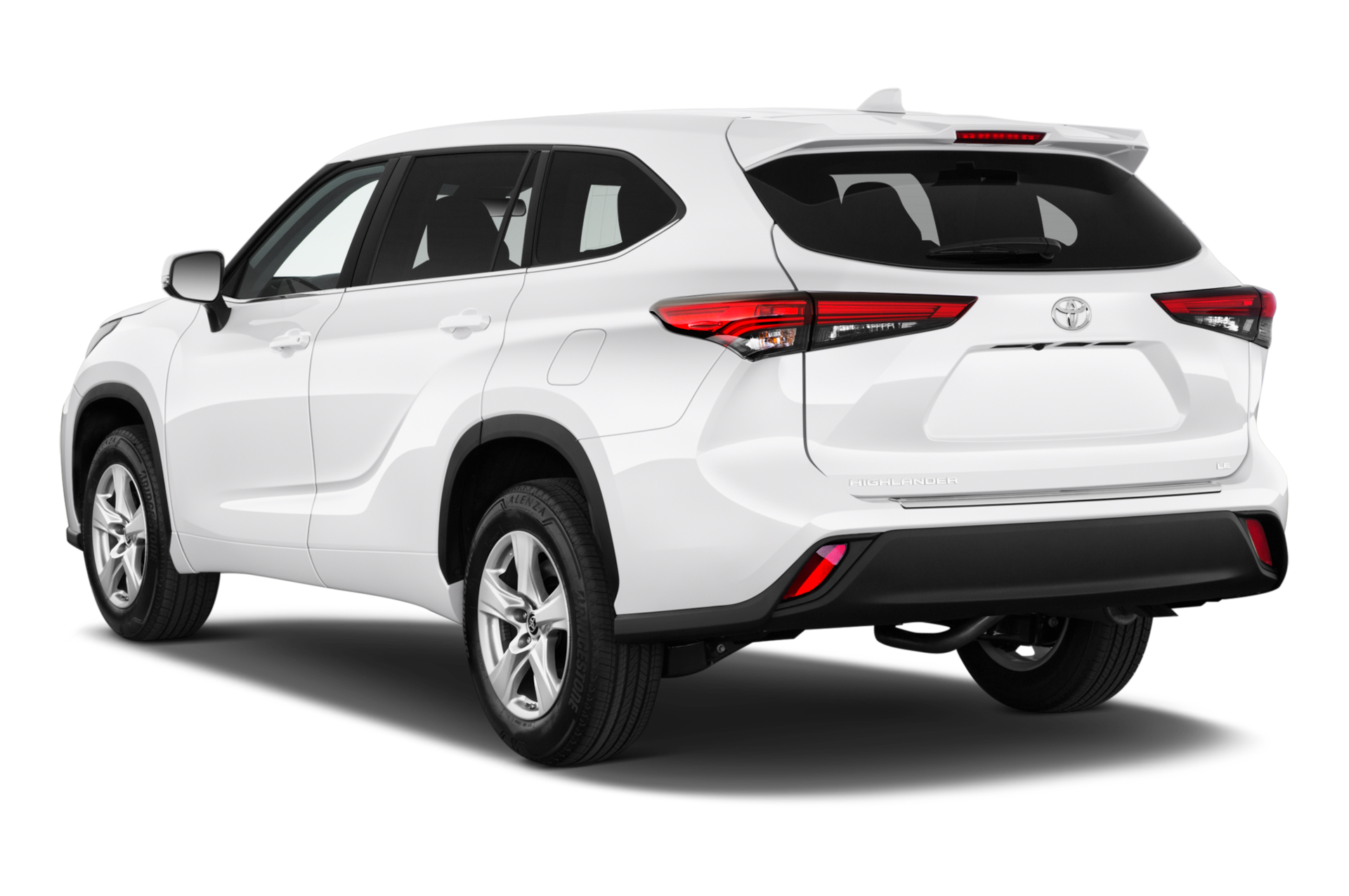 Rear view of the 2025 Toyota Highlander lease, perfect for families with zero down lease deals NYC