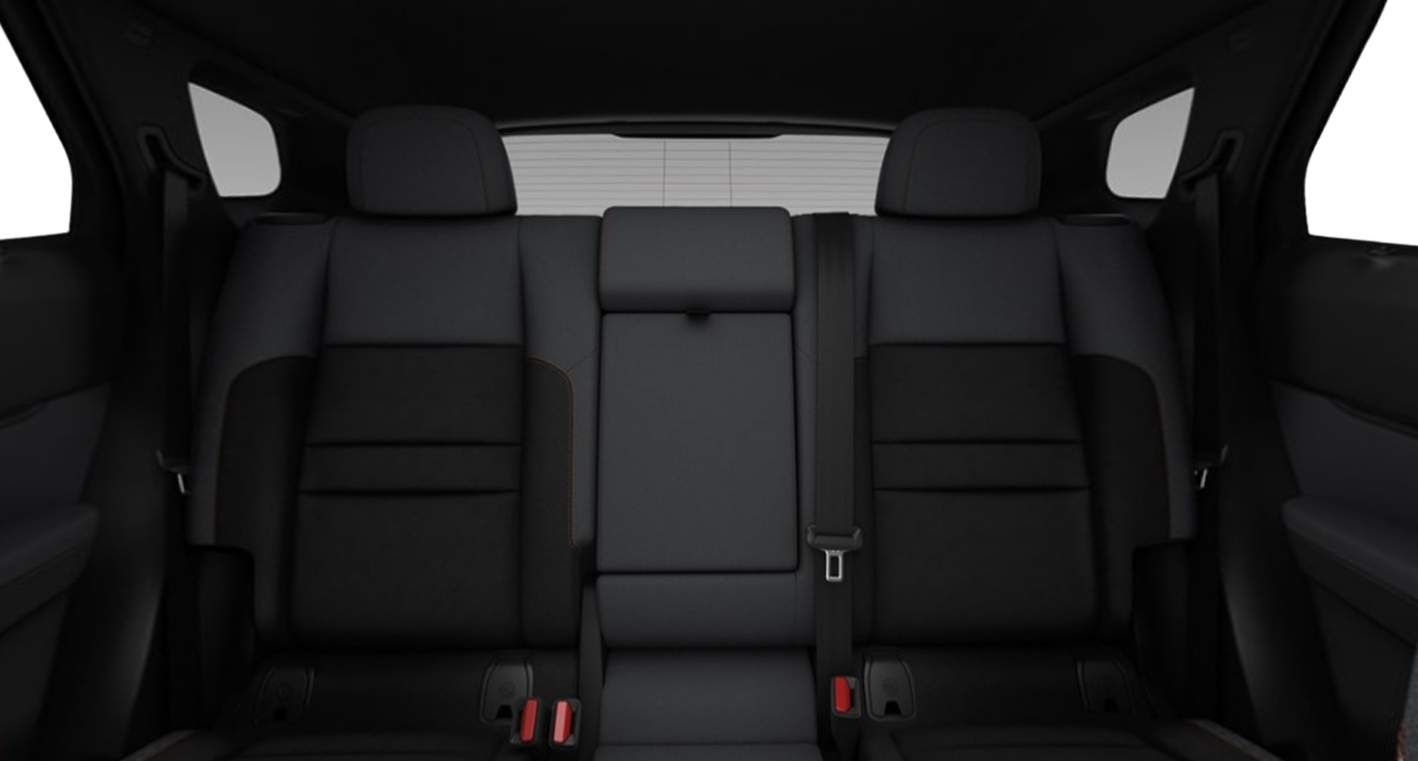 Spacious and luxurious rear seats of the 2025 Honda Prologue EX Electric SUV featuring premium upholstery.