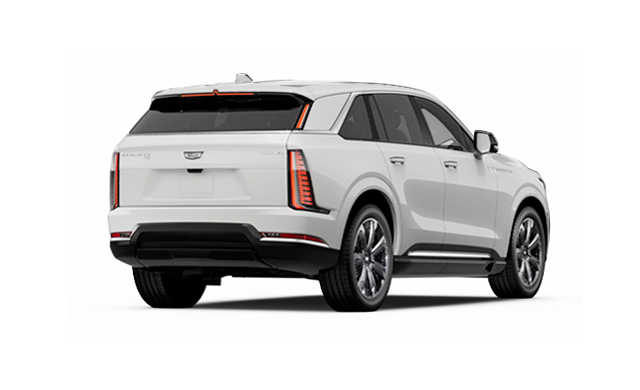 Rear view of 2025 Cadillac Escalade IQ lease, top full-size EV SUV for families.