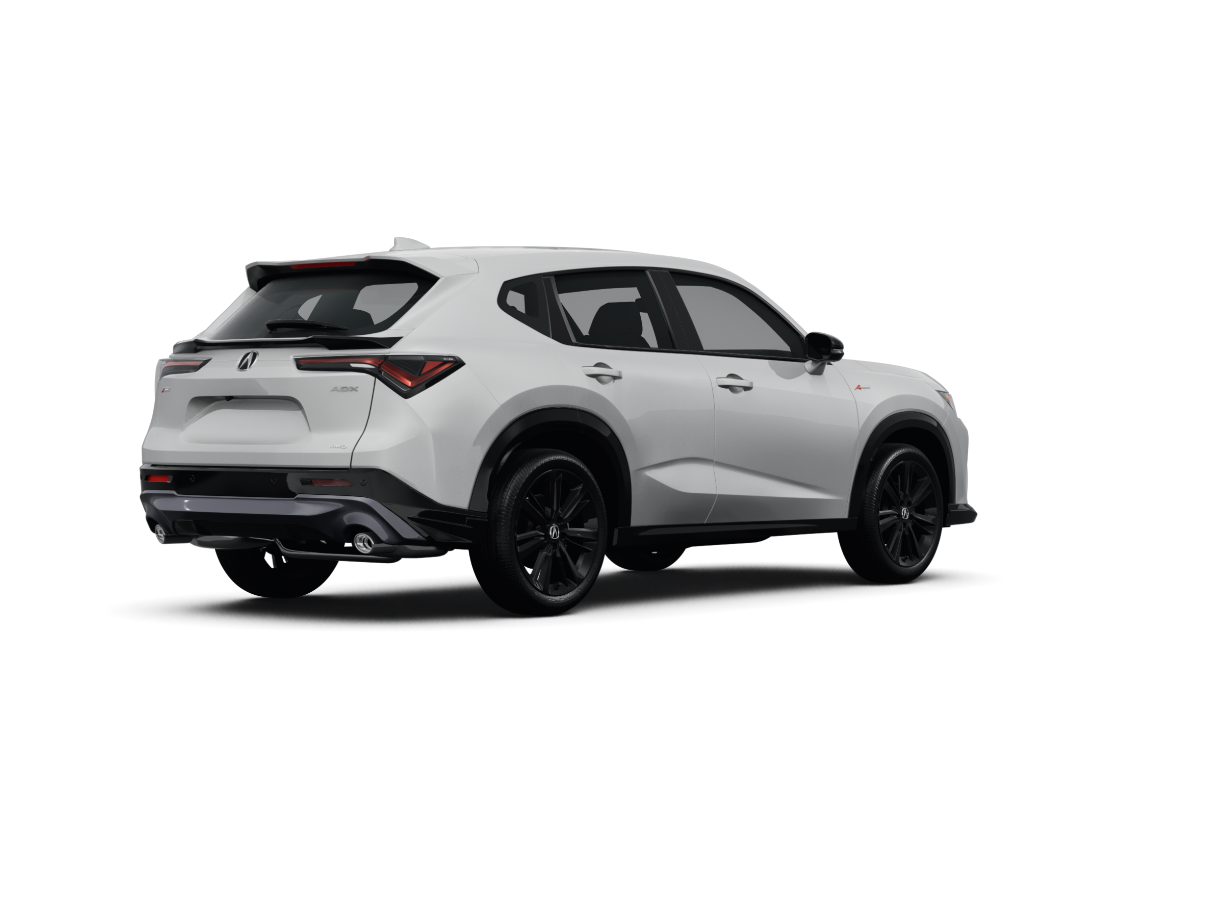 Rear view in the 2025 Acura ADX review displaying the luxury subcompact SUV’s sleek taillights and crossover-for-work-ready design.