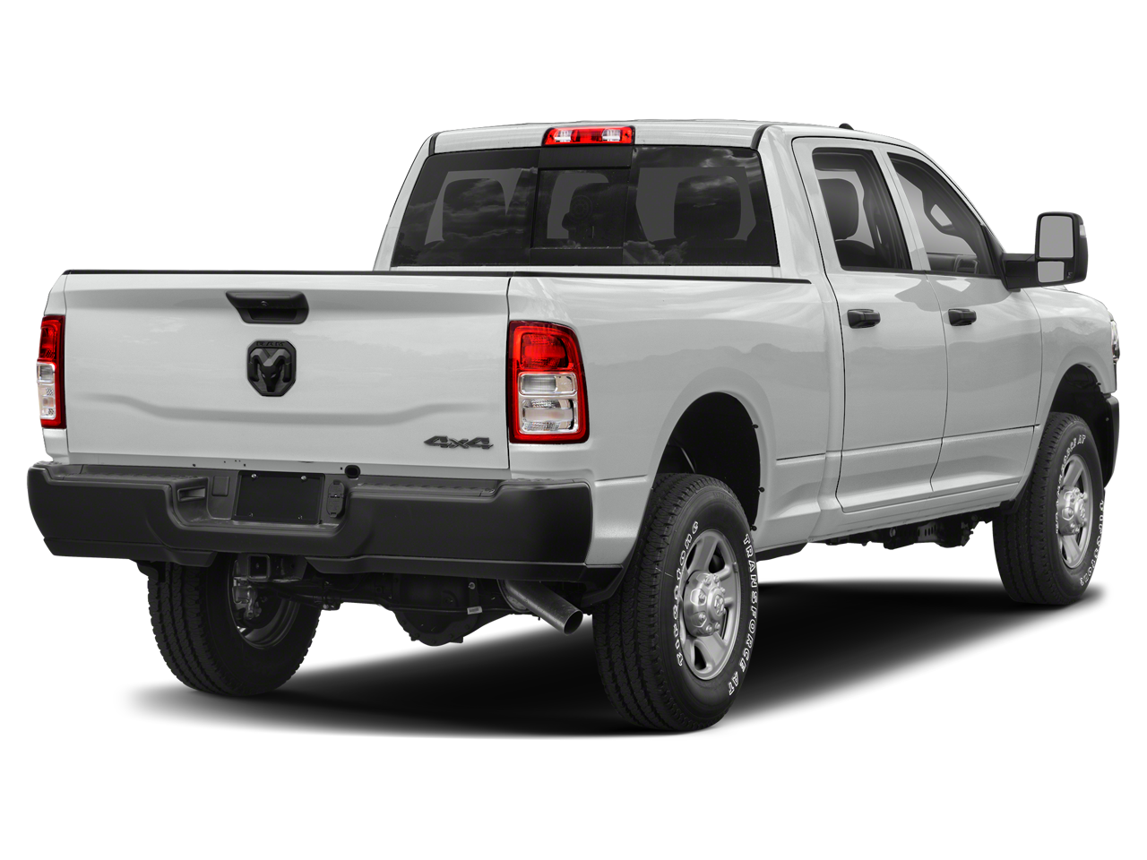 Rear view of the 2025 Ram 2500 heavy duty lease option, built for top-tier towing