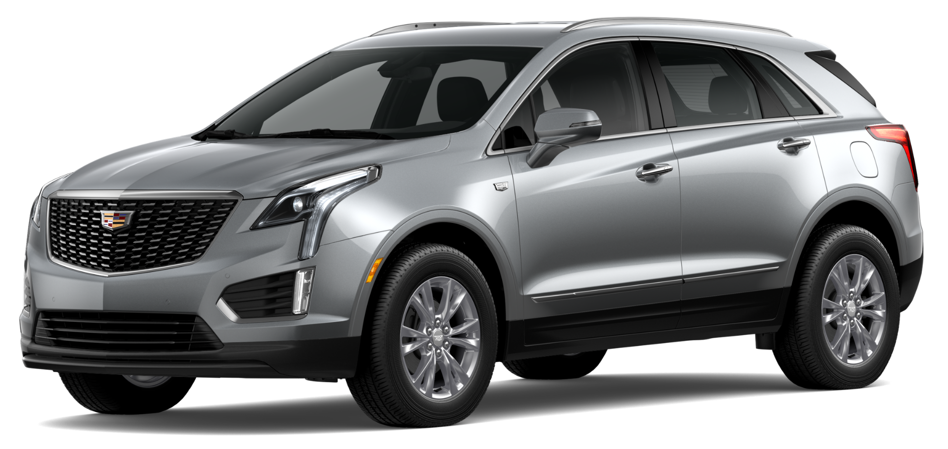 2025 Cadillac XT5 AWD front exterior view showcasing bold grille design, signature LED headlamps, and aerodynamic body styling.