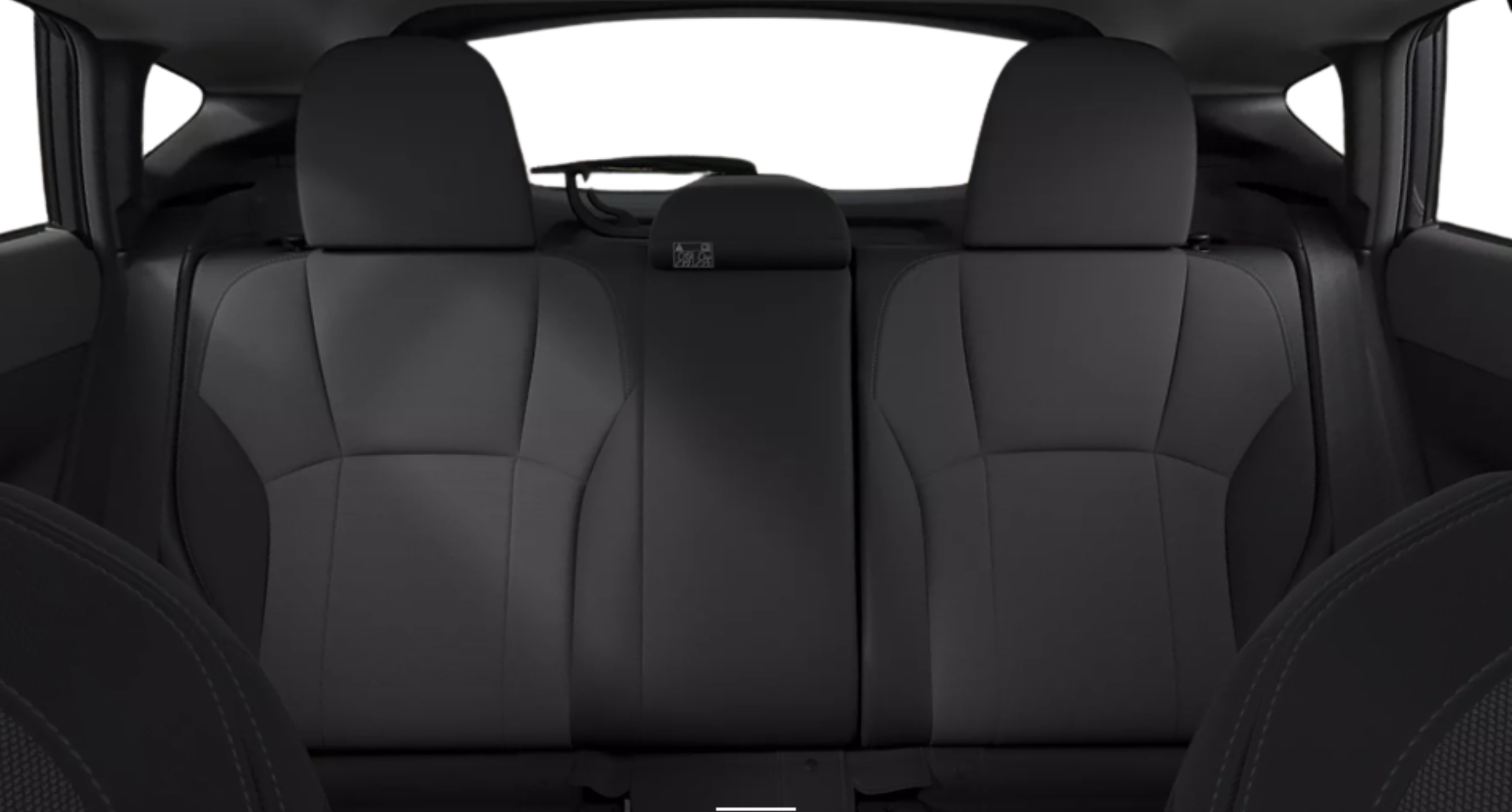 Rear seating area of the 2025 Subaru Crosstrek Base AWD showcasing premium cloth upholstery and 60/40-split flat-folding seats for flexible cargo space.