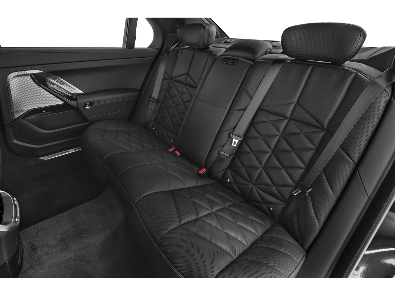 Spacious interior cabin of the 2025 BMW 740i, ideal for luxury family cars.