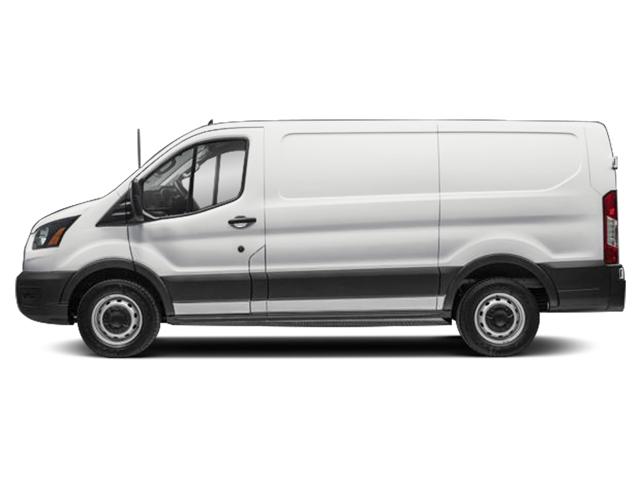 Side view of 2025 Ford Transit lease cargo van for lease deals NY