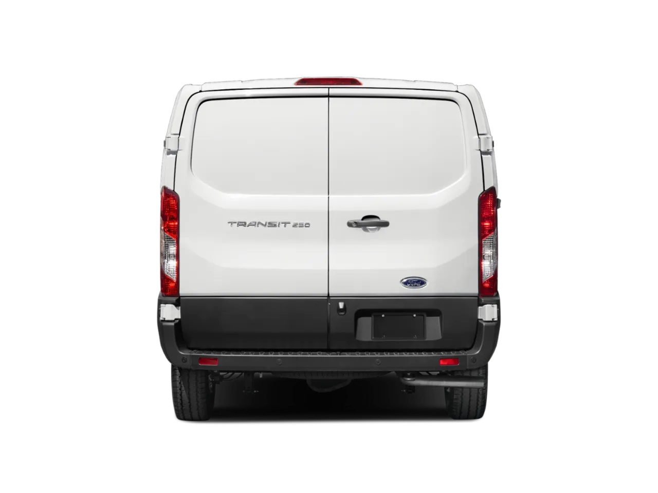 Rear view of 2025 Ford Transit lease with ford lease specials