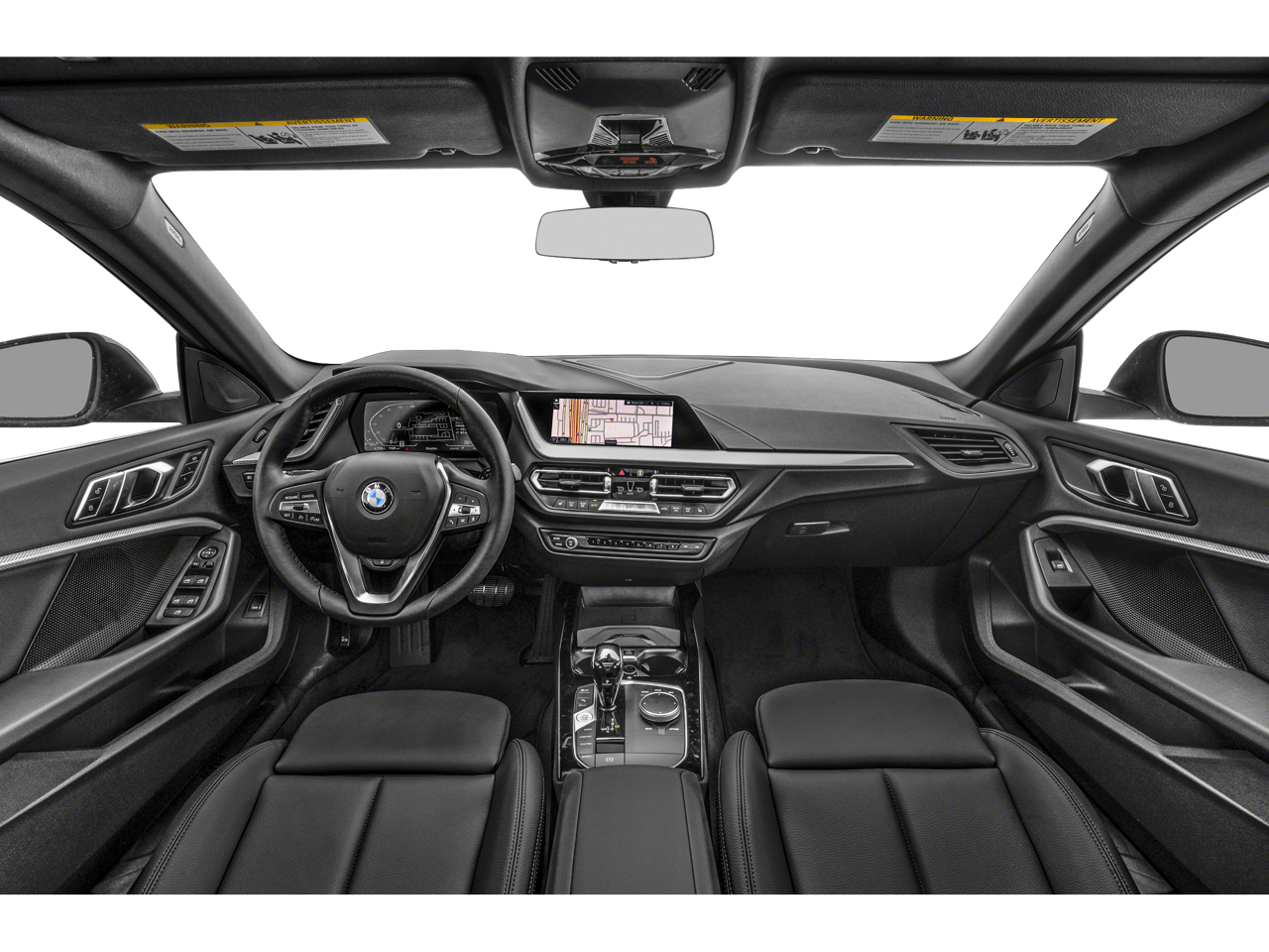 Digital dash and steering of 2025 BMW 228 Lease
