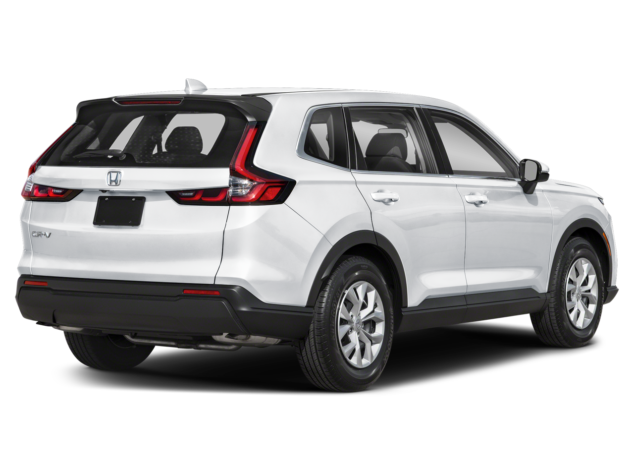 Rear view with LED tail lights of the 2025 CR-V LX AWD